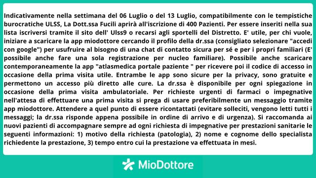 Ingrandire l'immagine: Studio Medico Dott.ssa Gloria Fucili
