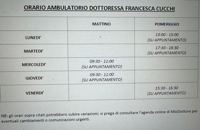 Ingrandire l'immagine: Studio medico Dr.ssa Cucchi Francesca