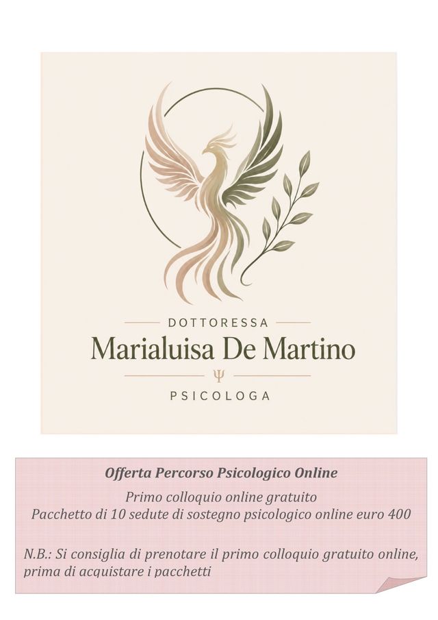 Ingrandire l'immagine: Consulenza Online - Dott.ssa Marialuisa De Martino Psicologa