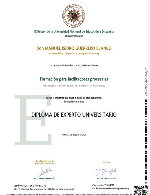 Acercar imagen: Manuel Guerrero Blanco Psicologia Online