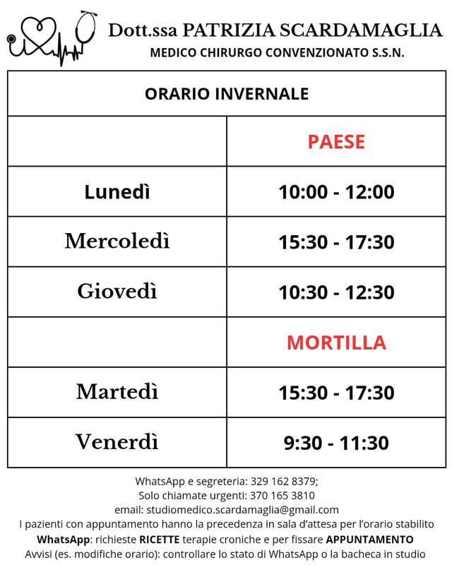 Ingrandire l'immagine: Studio Medico Dott.ssa Scardamaglia- Mortilla