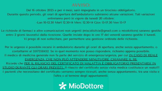 Ingrandire l'immagine: Ambulatorio Medico  Dott.ssa Miscali