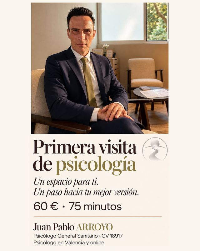 Acercar imagen: Juan Pablo ARROYO · Consulta Privada de Psicología · Valencia · Comunidad Valenciana: Valencia, Alicante y Castellón · España · Spain