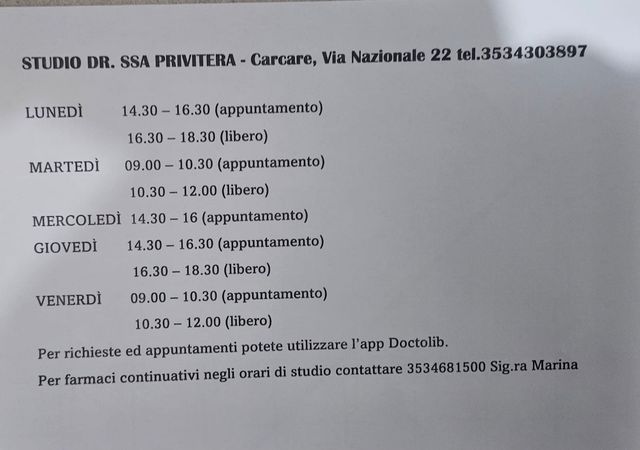 Ingrandire l'immagine: Studio Medico Dr.ssa Privitera