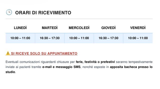 Ingrandire l'immagine: Studio Medico - Dott.ssa Greta Giacomelli