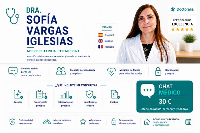 Acercar imagen: Consulta M. Familiar - Recetas/justifs/pruebas/factura