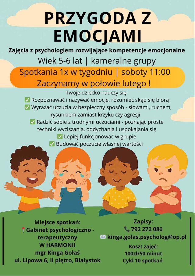 Powiększ obraz: Gabinet psychologiczno - terapeutyczny W HARMONII mgr Kinga Gołaś