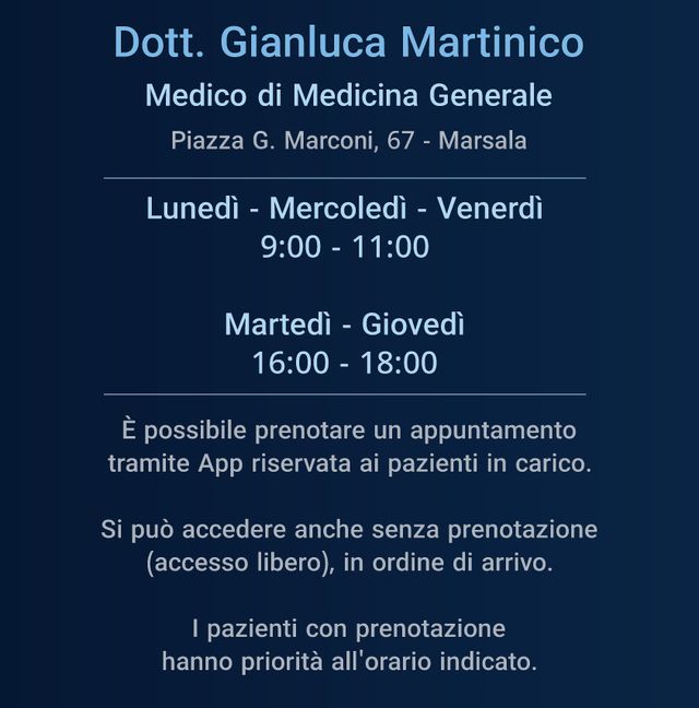 Ingrandire l'immagine: Studio Medico - Dott. Gianluca Martinico