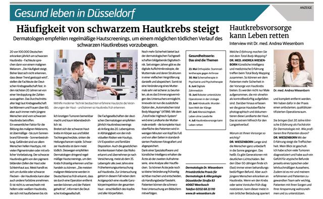 Bild vergrößern: Dermatologie Dr. Wiesenborn Privatärztliche Praxis für Dermatologie & Allergologie Dr. med. Andrea Wiesenborn 