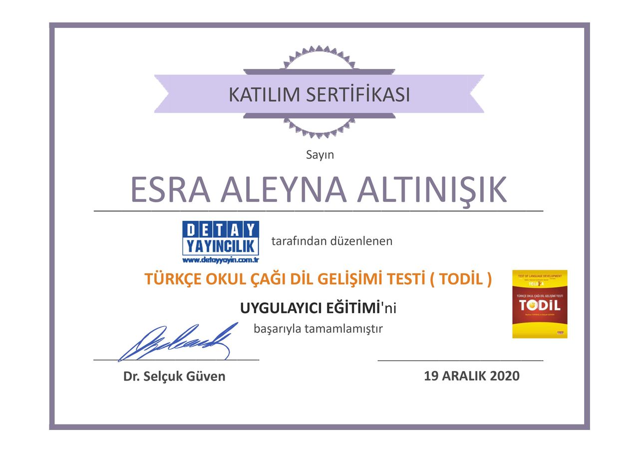 Sertifika 2