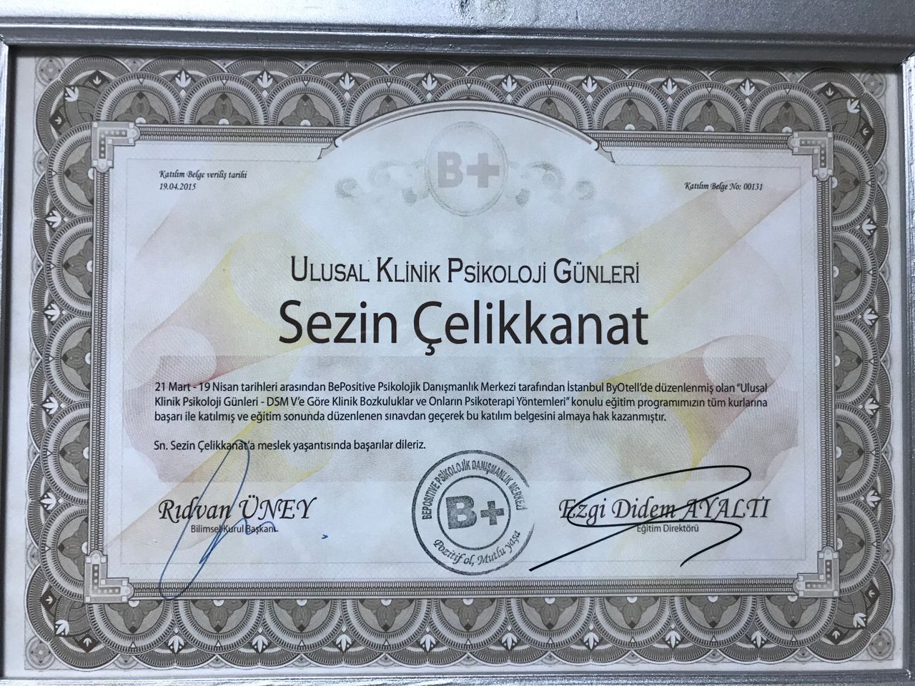 U. Sezin Çelikkanat Mısırlı-12