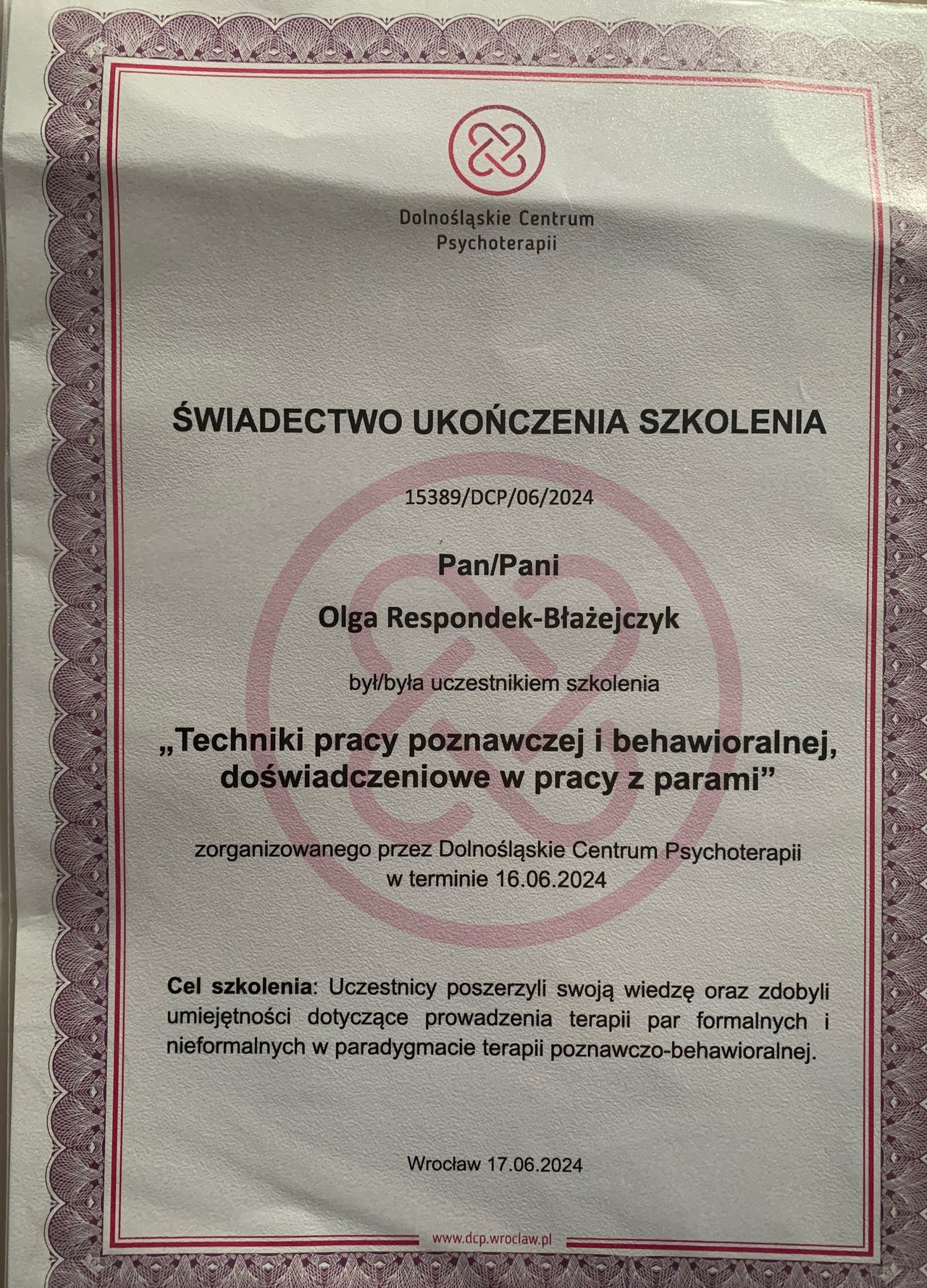 Olga Respondek-Błażejczyk -1