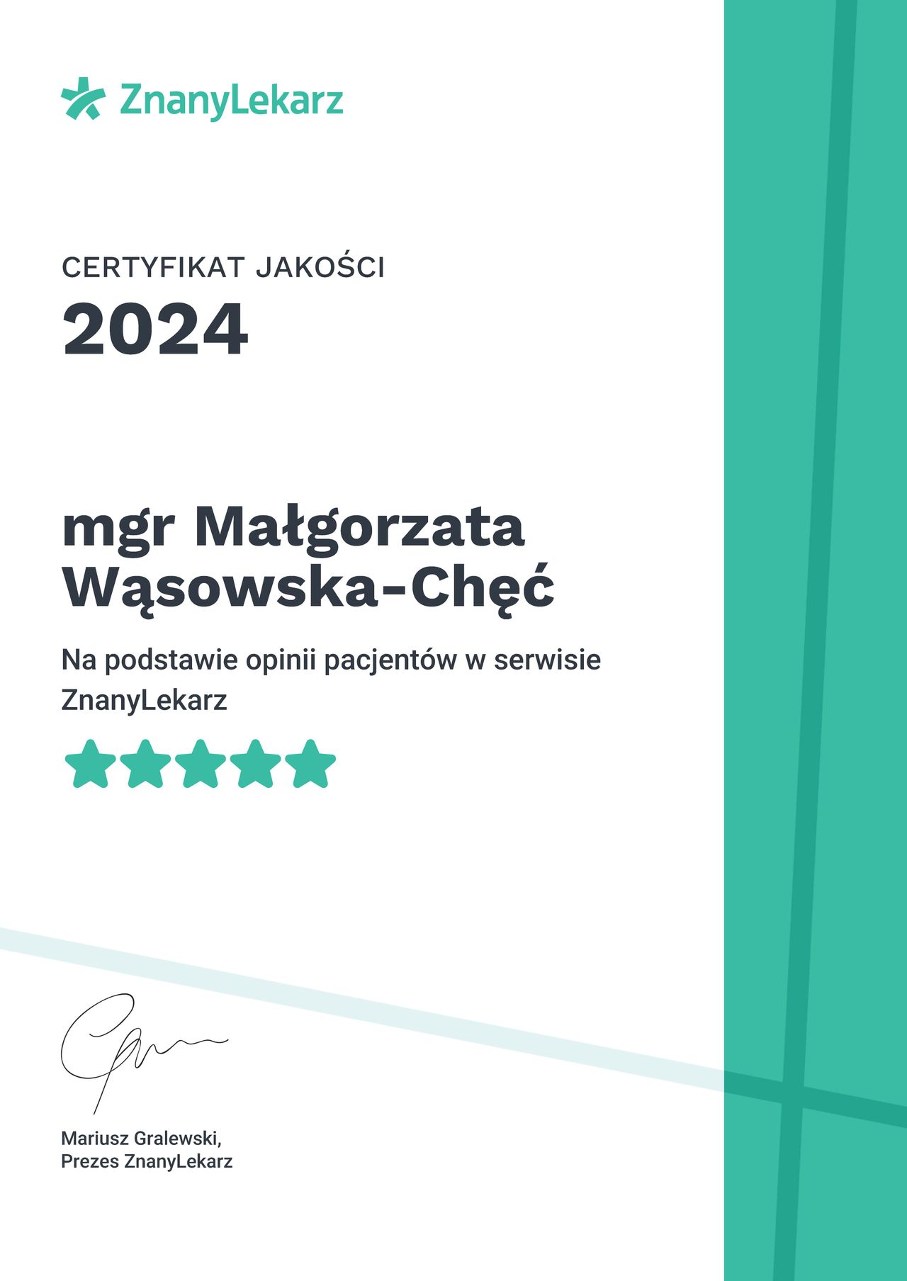 Małgorzata Wąsowska-Chęć-1