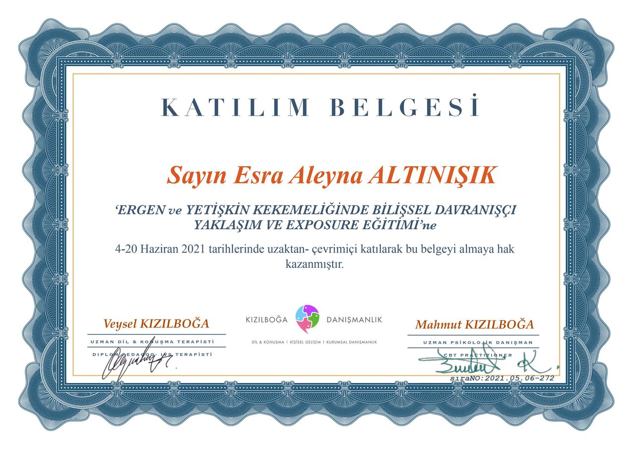 Sertifika 3