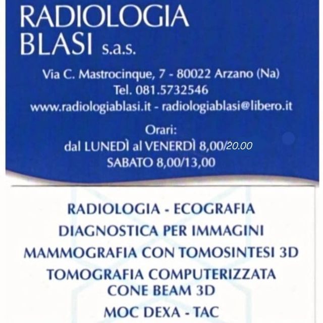 Radiologia blasi srlArzano - Centro Medico