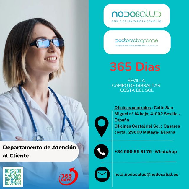 Medicina, Enfermería, Fisioterapia, Podologia y Cuidadores a DomicilioSevilla - 