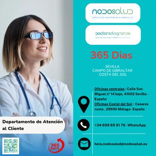 Medicina, Enfermería, Fisioterapia, Podologia y Cuidadores a Domicilio